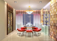 Modern bright and cozy dining room
