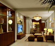 Chinese style classical small living room