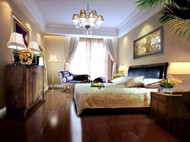 Modern elegant and comfortable bedroom