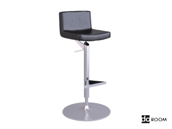 Modern metal frame high chair