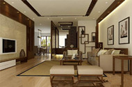 Modern retro exquisite living room