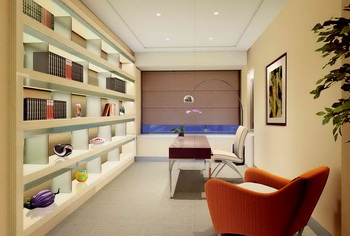 Bright and comfortable study room