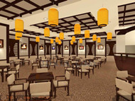 Japanese-style brown restaurant