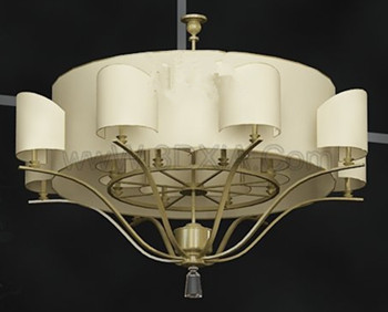 Exquisite light yellow pendant lamp