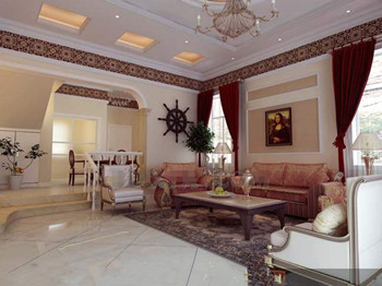 European style elegant living room