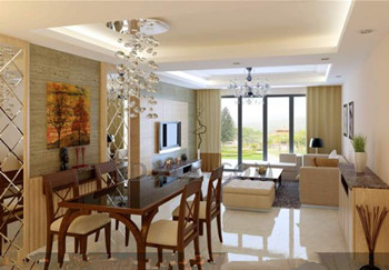 Simple and elegant small living room