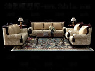 Luxurious and comfortable sofa combination