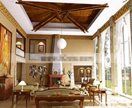 Exquisite Mediterranean-style living room