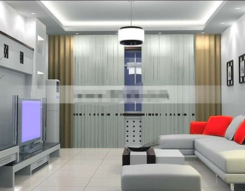Simple and silver-gray living room
