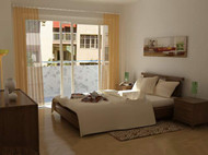 Simple and comfortable bedroom