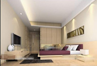 Cozy and comfortable warm colors bedroom