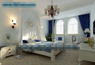 Mediterranean-style bedroom