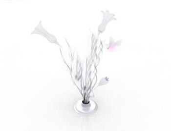 Opening flowers shaped lamp