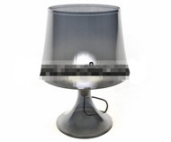 Transparent glass table lamp