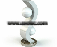 Abstract fashion pattern lamp
