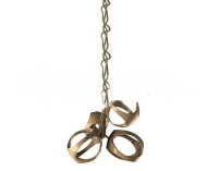 Gold rings pendant lamp
