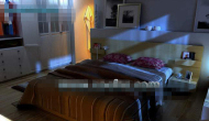 Warm household bedroom