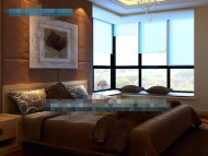 Large bay windows deep rhyme bedroom