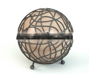 Globe model floor lamp
