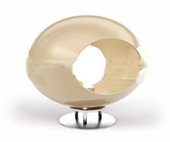 Hollow egg-shaped lamp
