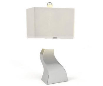 Pure bending square lamp