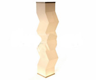 Yellow bending floor lamp