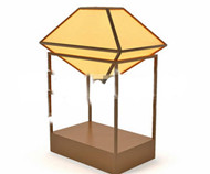 Chinese-style wooden lamp