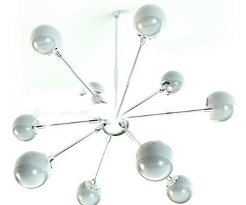 Ball-type radiation pendant lamp