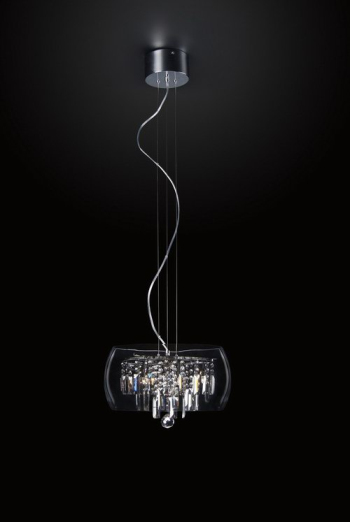 Modern crystal clear chandelier