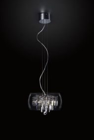 Modern crystal clear chandelier