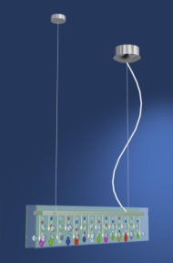 Fashion curtain-style crystal pendant chandelier