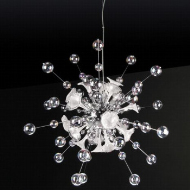 3D model of radial crystal chandelier