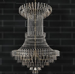 Gorgeous crystal curtain pendant lamp