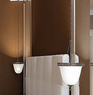 Modern white pendant lamp