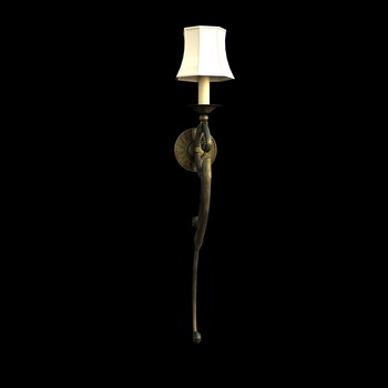 European style metal hooks wall lamp-1