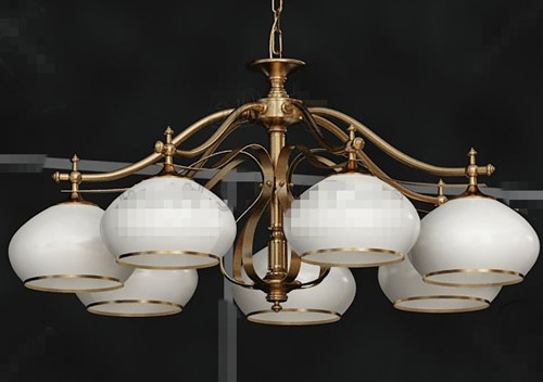 White Shades metal pendant lamp