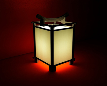 The classical floor lamps 3D models