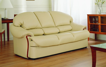 European ultra-modern leather sofa 3D model