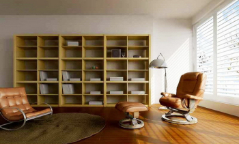 Minimalist style den 3D model