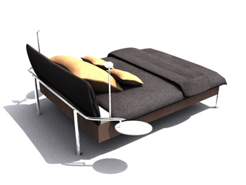 Simple and convenient single beds