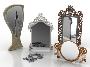 The European mirror combinations 3D model