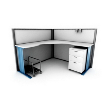 Fashion boutique desk combination