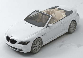 3d model Volkswagen open boxcar