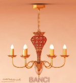 Warm chandelier 3d model