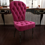 Pieces of red Armchair Model