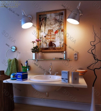 Pastoral sink 3d model