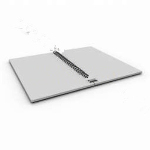 Notebook 3d model