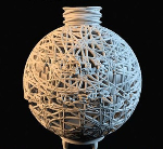 Straw ball ornaments 3d models