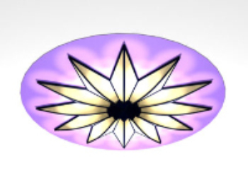 Fashion romantic ceiling lamps
