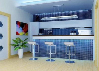 Beverage and food concession counters